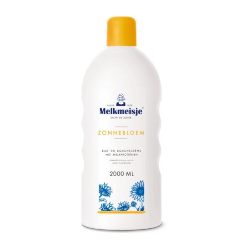 Melkmeisje Bad en Douche Creme Zonnebloem & Melk 2000 Ml