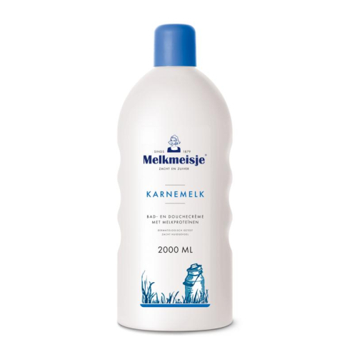 2000 ml Melkmeisje Bad en Douche Creme Karnemelk