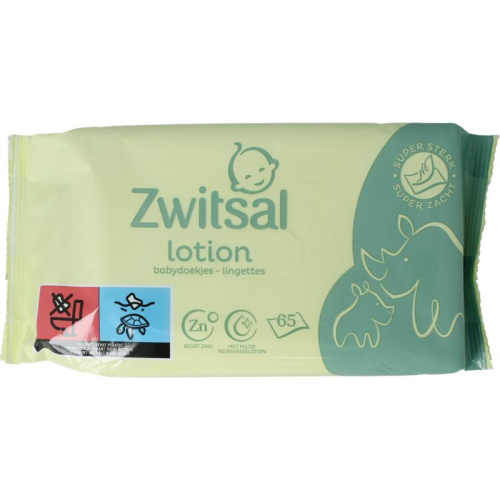 Zwitsal Lotion Billendoekjes 65 pieces