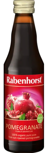 Rabenhorst Pomegranate-Granaatappel 100% Puur Sap Biologisch 330 ml
