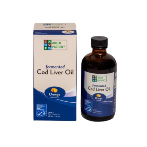 176 ml Green Pasture Fermented Cod Liver Oil Orange