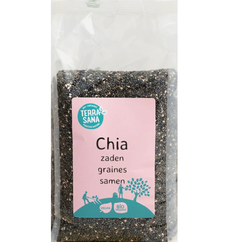 300 gram Terrasana Chia Zaden Zwart Biologisch