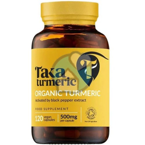 Taka Turmeric Organic Turmeric Kurkuma Capsules Biologisch 120 Kapseln