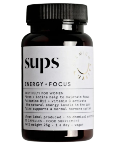Sups Energy + Focus 30 Kapseln