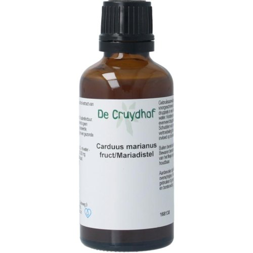 De Cruydhof Carduus Marianus Fructus - Mariadistel Tinctuur 50 Ml