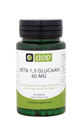 AOV Beta 1.3 Glucaan 60mg 60 capsules