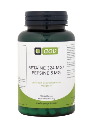 AOV Betaïne 640mg - Pepsine 45mg 120 capsules