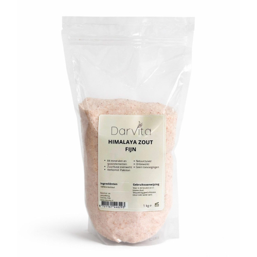 1000 gram Darvita Himalaya Zout Fijn
