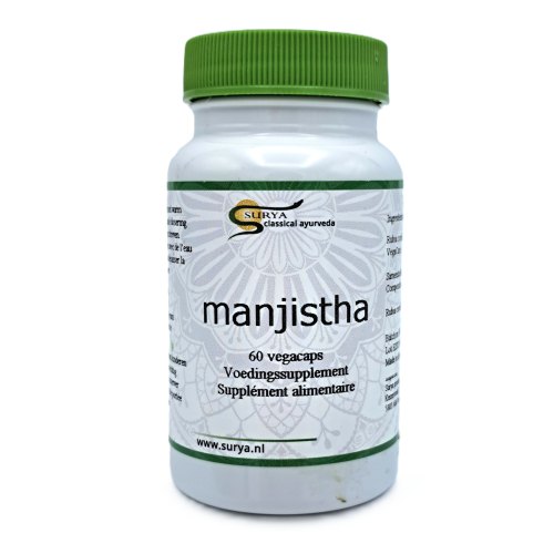 Surya Manjistha (Rubia cordifolia) 60 Vegetarische Kapseln