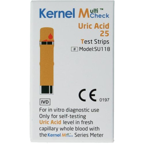 Testjezelf.nu Multichec Urinezuur Teststrip 25 Stücke