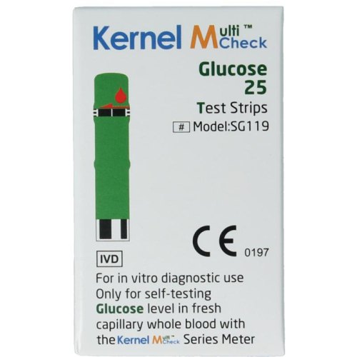 25 pieces Testjezelf.nu Multicheck Glucose Teststrips