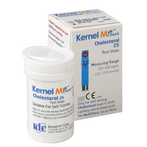 25 Stücke Testjezelf.nu Multicheck Cholesterol Teststrips