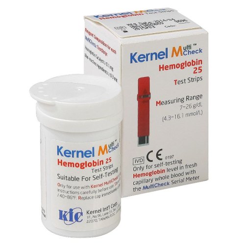 25 pieces Testjezelf.nu Multicheck Hemoglobine Teststrips