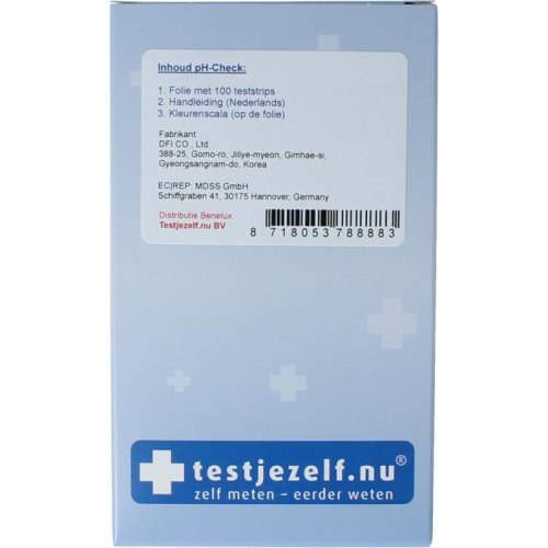 Testjezelf.nu Ph Check 100 Strips