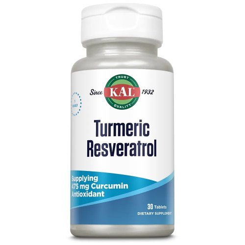 KAL Turmeric Resveratrol 30 tablets