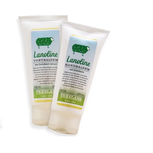 Texelana Lanoline Handbalsem & Voetbalsem met Duindoorn Cadeaupakket 1 Set