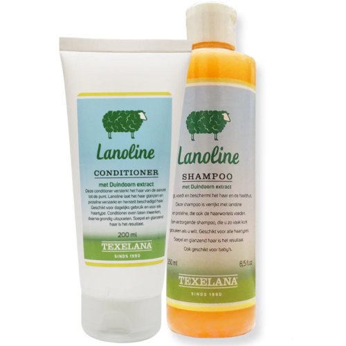 Texelana Lanoline Conditioner & Shampoo met Duindoorn Cadeaupakket 1 Set