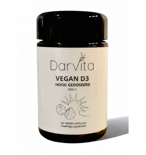 Darvita Vegan D3 3000 IU 60 Kapseln