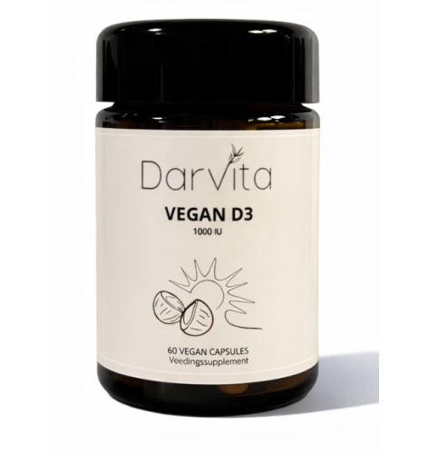 Darvita Vegan D3 1000 IU 60 Kapseln