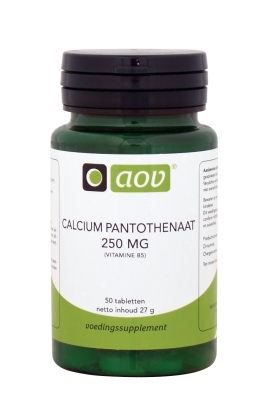 AOV Calcium Pantothenaat 250mg 50 Tabletten
