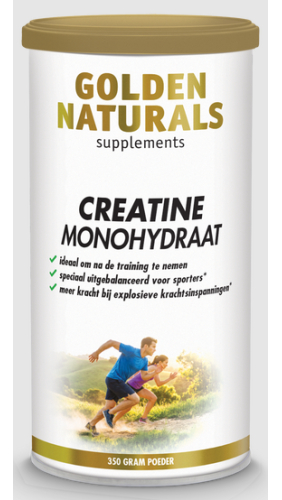 350 gram Golden Naturals Creatine Monohydraat