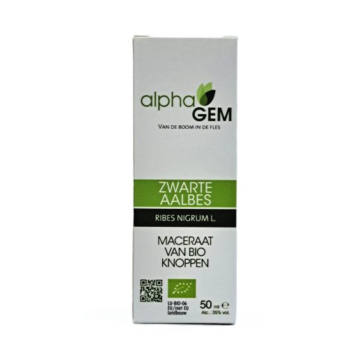 AlphaGem Zwarte Aalbes - Ribes Nigrum Biologisch 50 Ml
