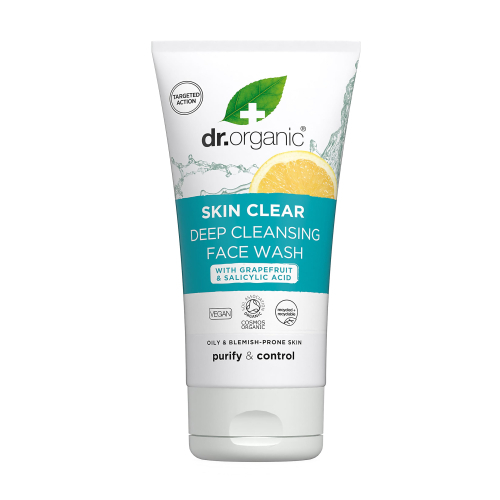 125 ml Dr. Organic Skin Clear Deep Cleansing Face Wash