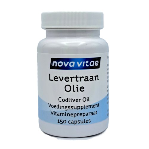 Nova Vitae Levertraan Olie 150 Kapseln