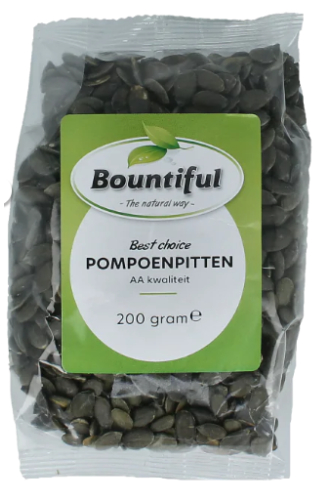 Bountiful Pompoenpitten Biologisch 200 Gramm