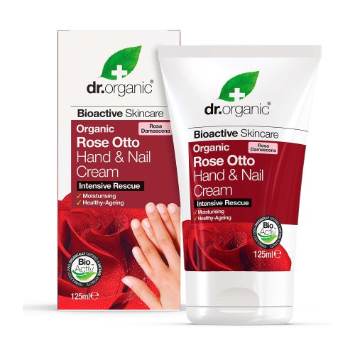 Dr. Organic Rose Otto Hand & Nail Cream 125 Ml