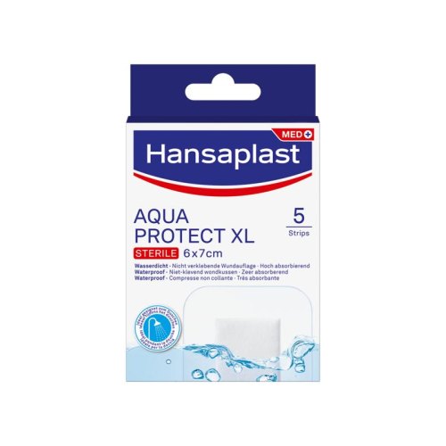 Hansaplast Aqua Protect Antibacterieel XL 5 pieces