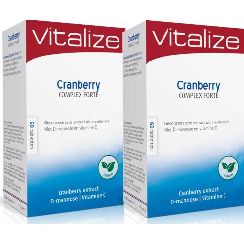2 x 60 tabletten Vitalize Cranberry Complex Forte Aanbieding