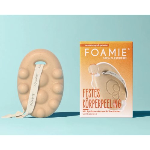 Foamie Exfoliating Shower Bar Apricot Seeds & Shea Butter 80 Gramm
