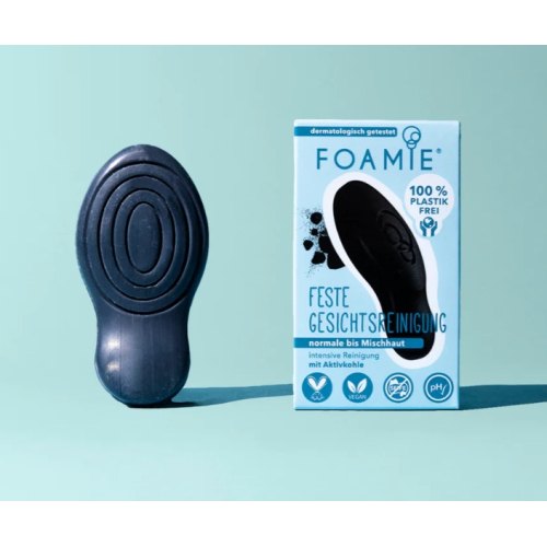 Foamie Cleansing Face Bar With Charcoal 60 Gramm