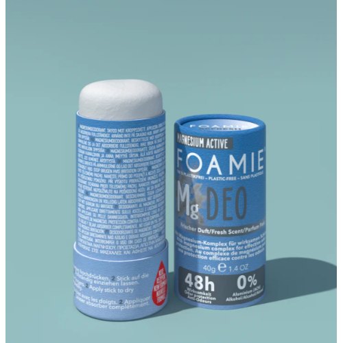 Foamie Magnesium Active Deo Fresh Scent Men 40 Gramm