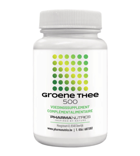 60 V-caps PharmaNutrics Groene Thee 500