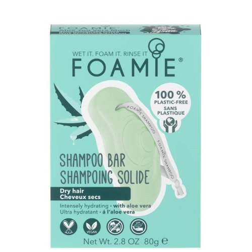 Foamie Shampoo Bar Dry Hair With Aloe Vera 80 Gramm
