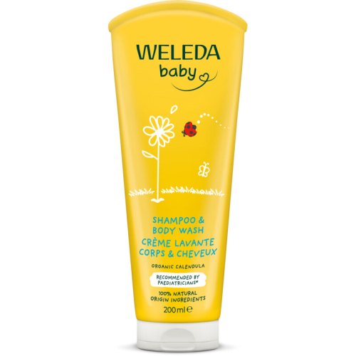 Weleda Baby Calendula Shampoo en Douchecreme 200 Ml