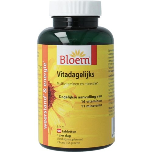 Bloem Vitadagelijks Multivitaminen en Mineralen 90 Tabletten