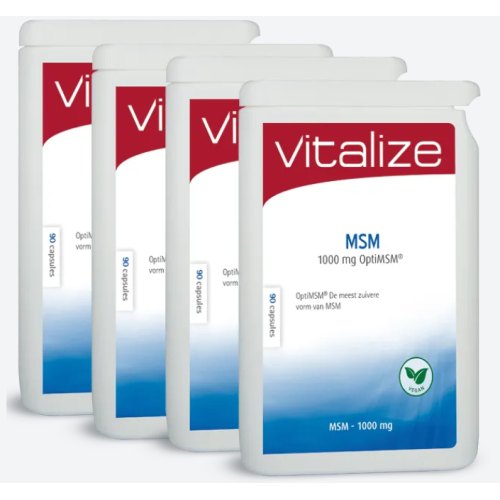 Vitalize MSM 1000 mg OptiMSM 360 Kapseln