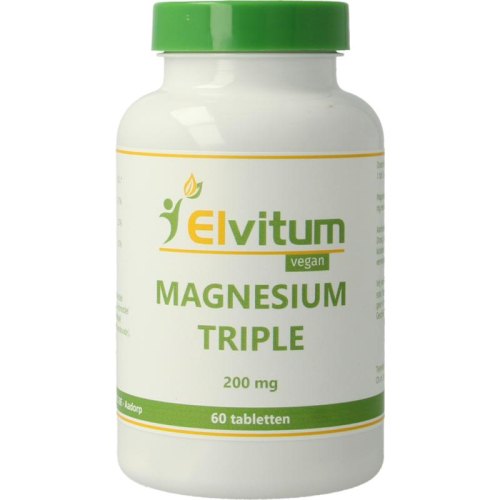 Elvitum Magnesium Triple 200 mg 60 tablets