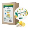 40 x 40 gram Natusport Nougat Sport Bar Lemon