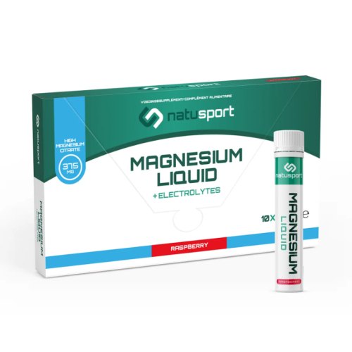 Natusport Magnesium Liquid Raspberry 10 x 25 Ml