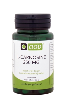 AOV L-Carnosine 250mg 60 capsules