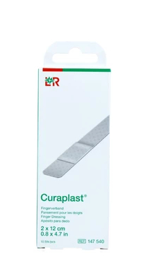 10 Stücke Lohmann & Rauscher Curaplast Vingerpleister 2 x 12cm