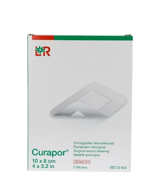 5 stuks Lohmann & Rauscher Curapor Wondverband 10 x 8cm