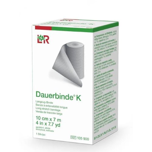 1 Stück Lohmann & Rauscher Dauerbinde K Zwachtel 10cm x 7m