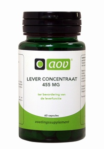 AOV Lever Concentraat 455mg 60 capsules