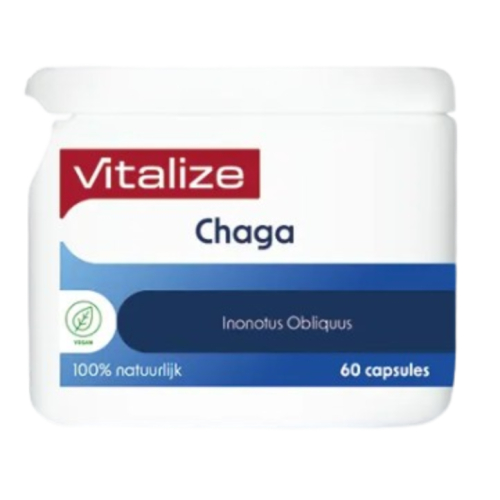 60 capsules Vitalize Chaga 100% Natuurlijk