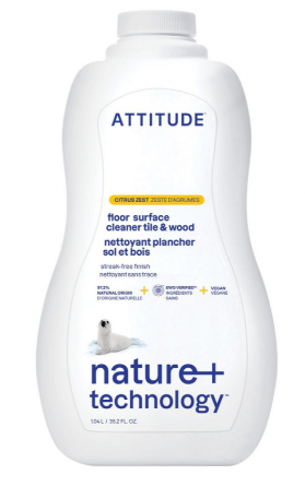 Attitude Allesreiniger Citrus Zest Voor Vloeren Ecologisch 1050 Ml